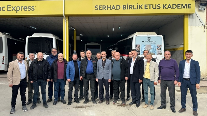 SERVİSCİLER ODASI BAŞKAN ADAYI ERGUN ELLİBİR’DEN SERHAD BİRLİK VE ŞOFÖRLER ODASI BAŞKANI AYTAÇ DİLCİ’YE ZİYARET